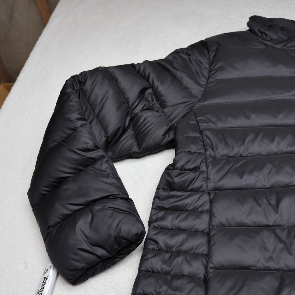 North Face Aconcagua Down Jacket Womens XL Black 550 Fill Insulated Quilted Puff - Picture 2 of 15